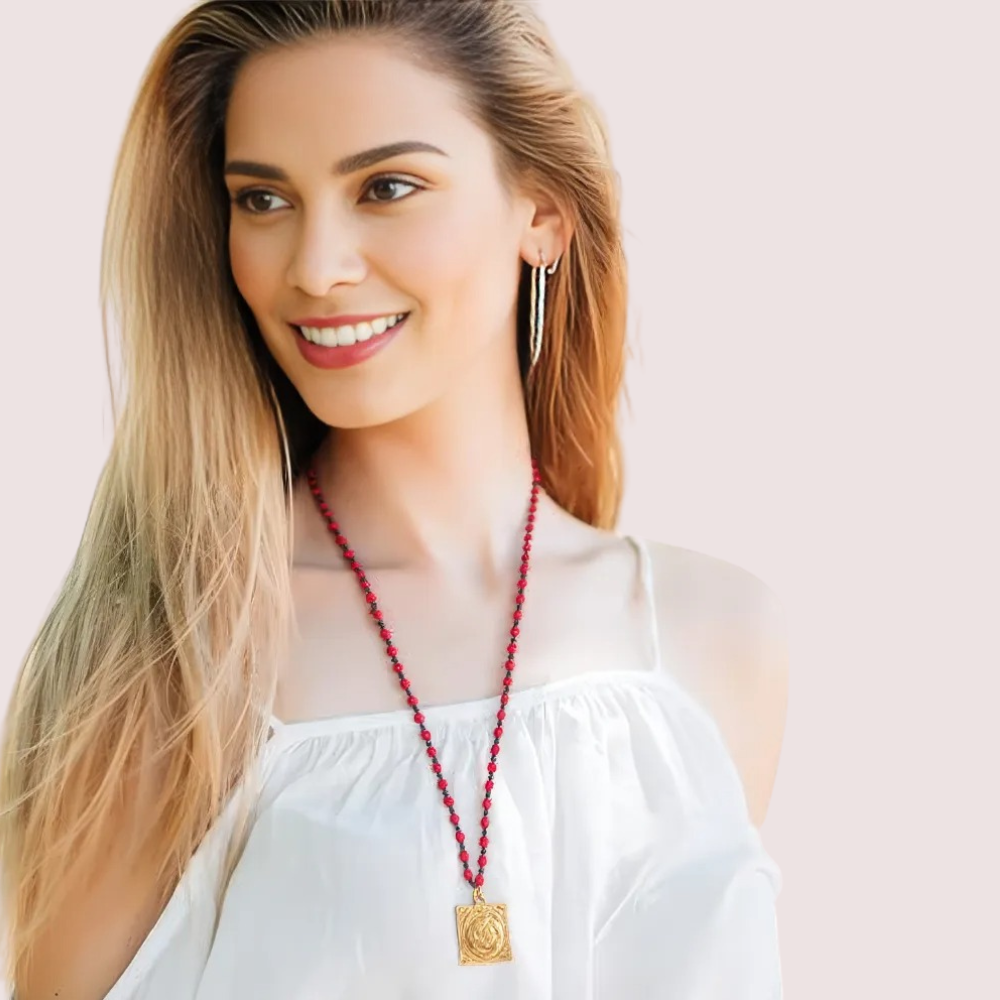 Golden Rose Aura Necklace