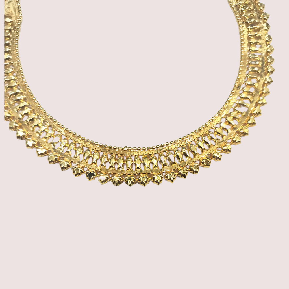 Classic Radiance Gold-Plated Filigree Necklace