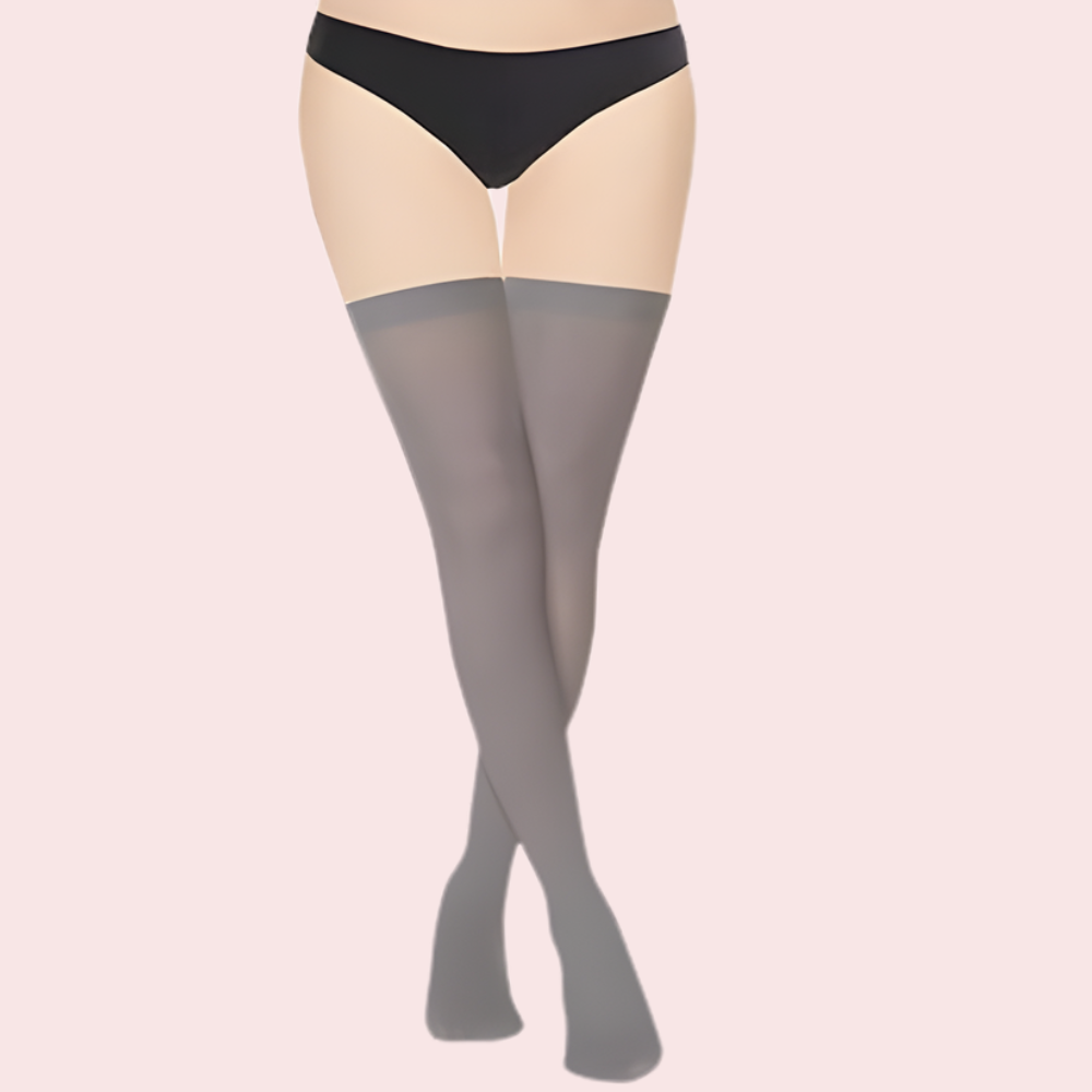 Classic Sheer Stockings – Pack of 2 (Grey & Nude Shades)