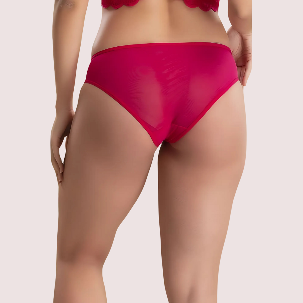 Beautiful Pink Lace Bikini Panties