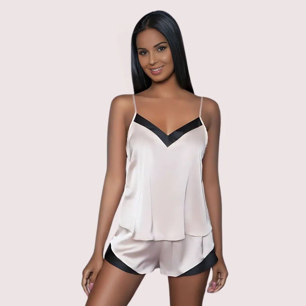 Luxe Silk Satin Cami &amp; Shorts Set