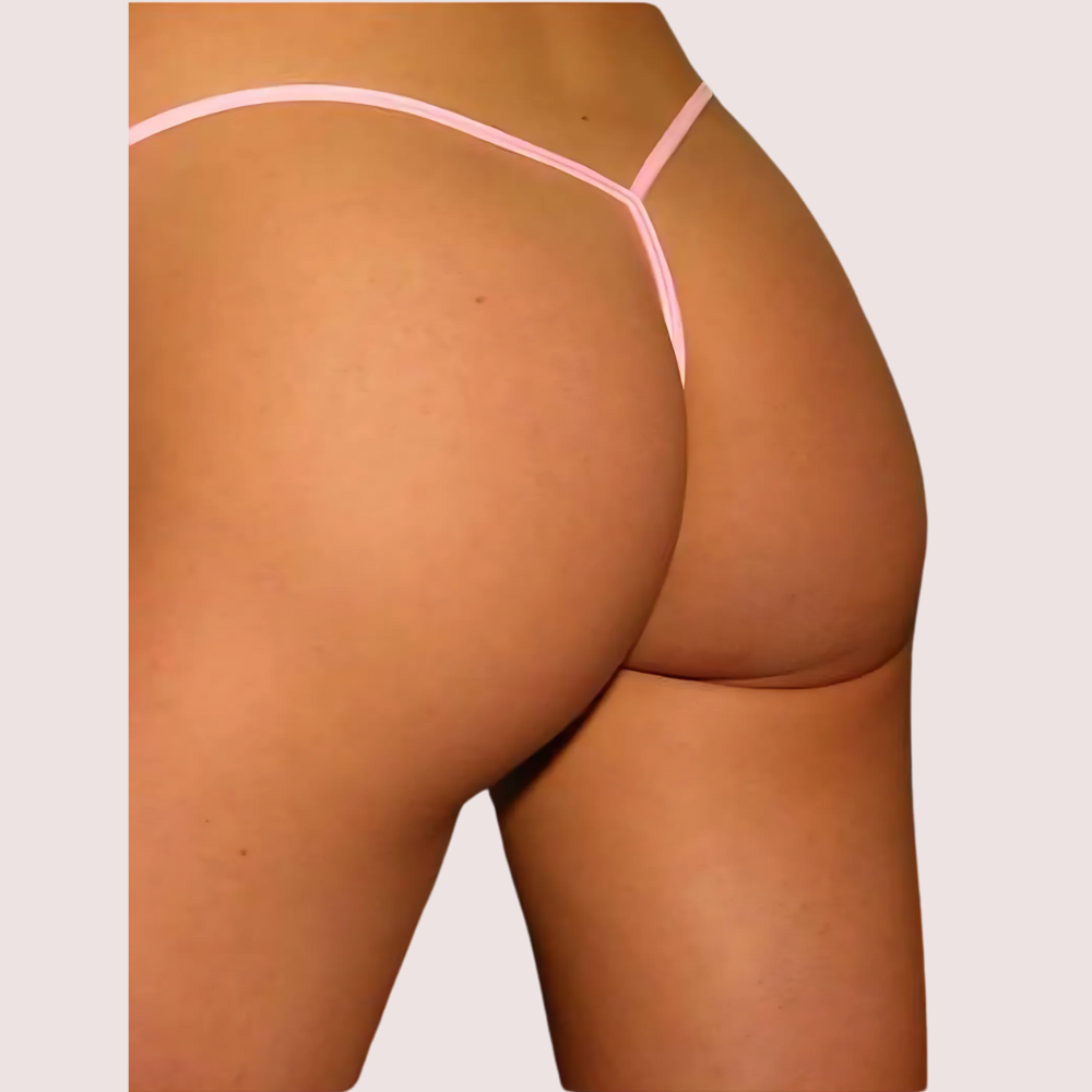 See through Crotchless G String Panty Pack of 2