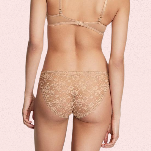 French Daina Stylish Pink Apron Maid Outfit with Luxury Panty Gift