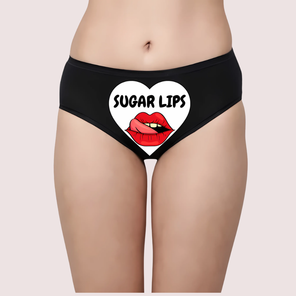 Sugar Lips-Coated Whispers Custom Panty