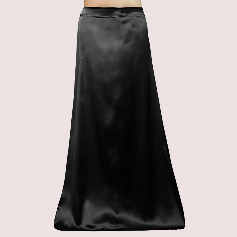 Combo Women's Satin Petticoat Inskirt (Black, Light-Beige, White)