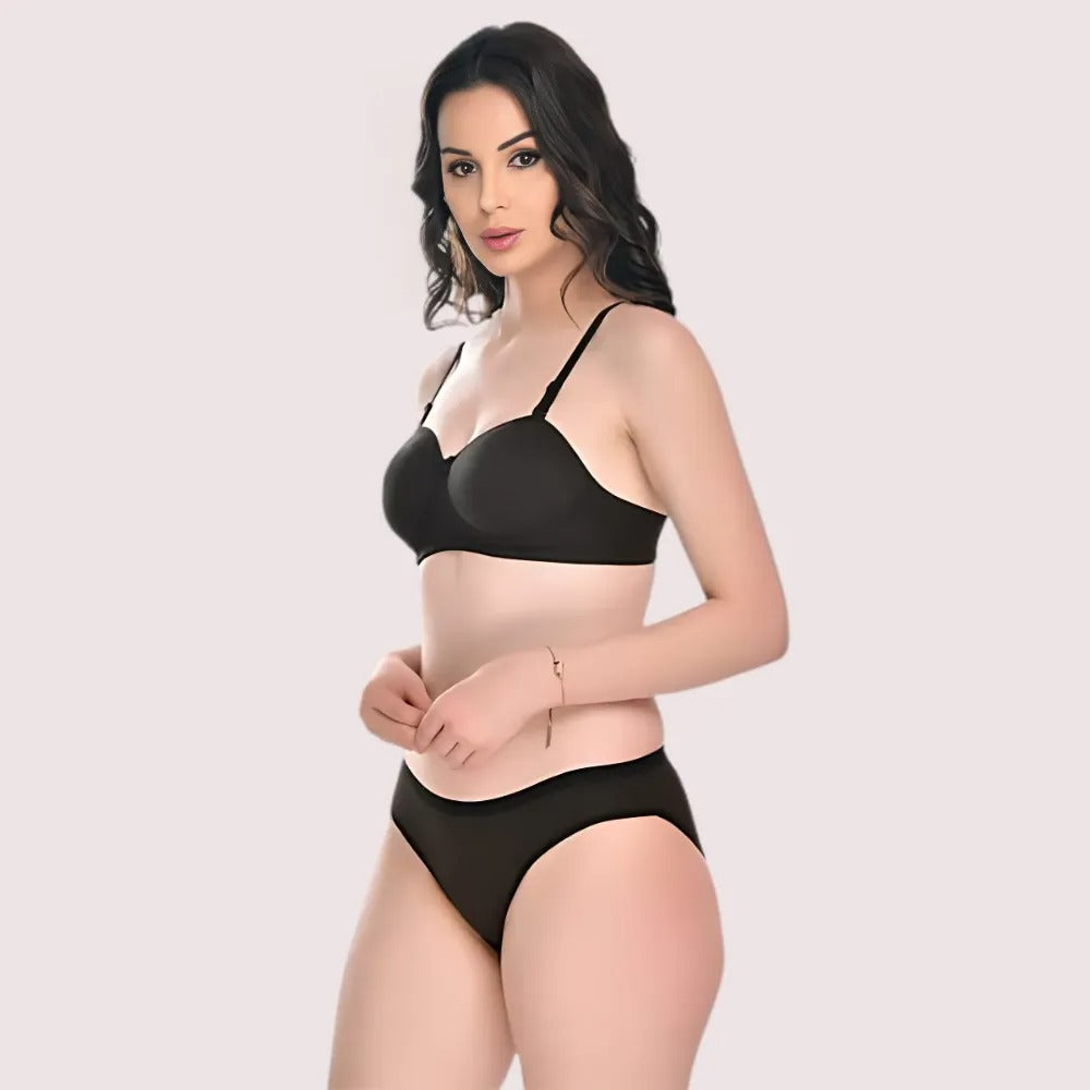 Chic and Comfy Cotton Lingerie Set (2 pack)